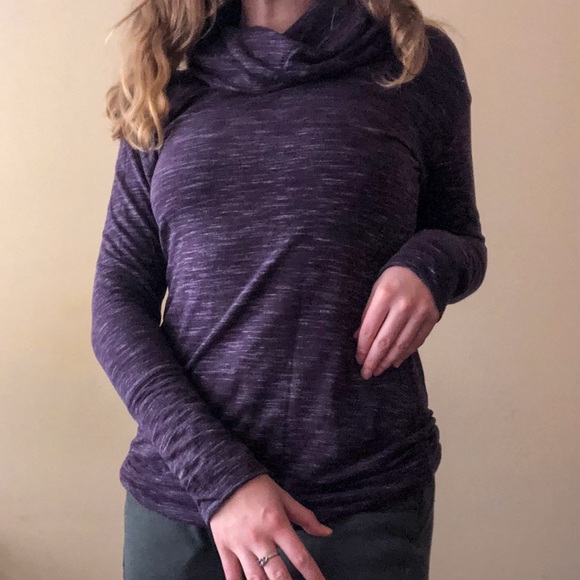 Women’s Medium Purple Merona Cowl Neck Sweater - Picture 1 of 5